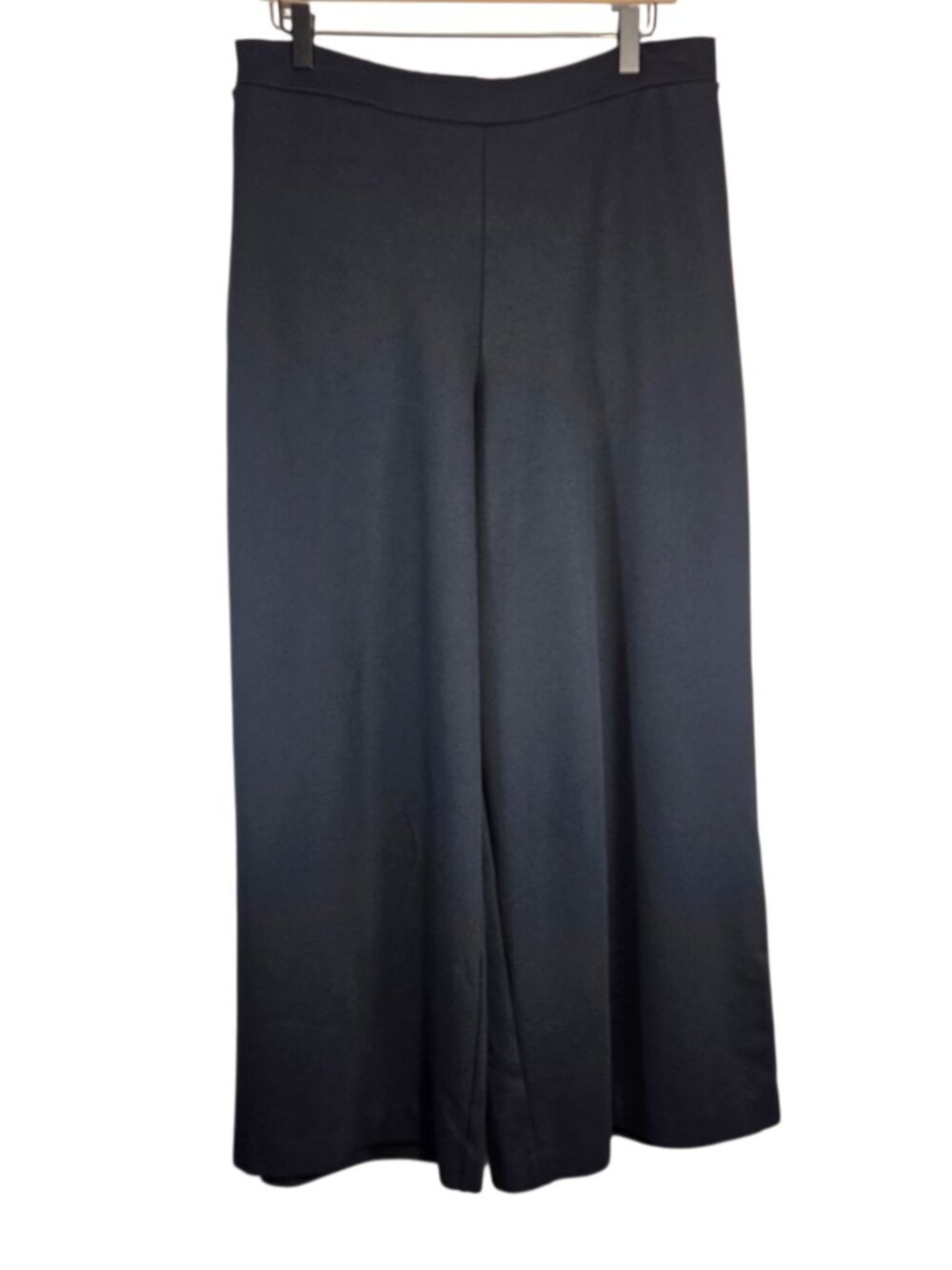 Banana Republic Black Wide-Leg Ponte Pant